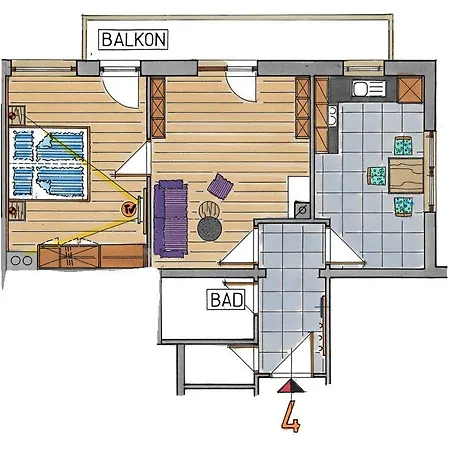 Appartement Gasthof-appartements Vroni - Chiemgau Karte